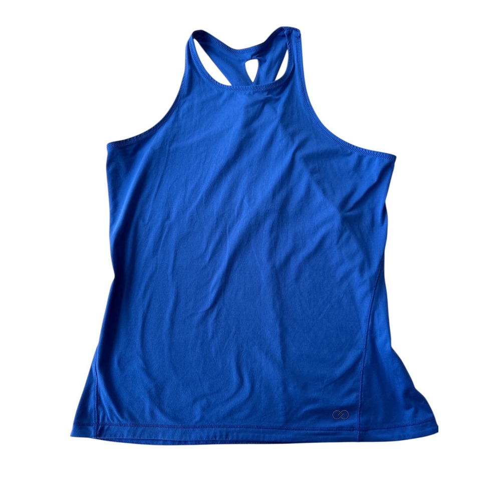 C9 Champion Womens Blue Racerback Workout Fitness Activewear‎ Tank Top